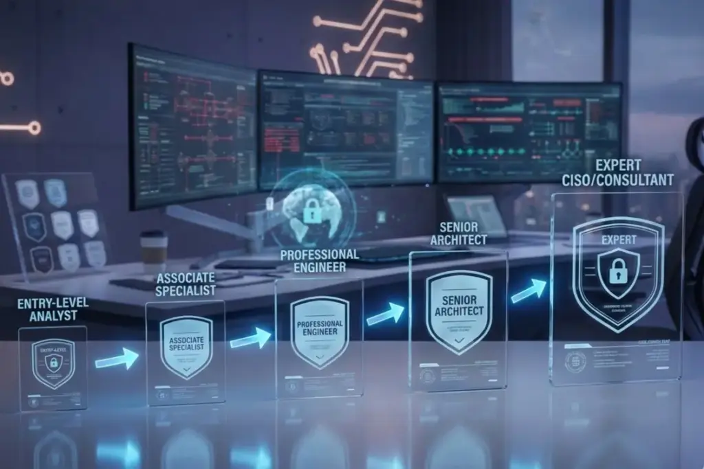 Cyber security certification course roadmap from beginner to advanced certifications