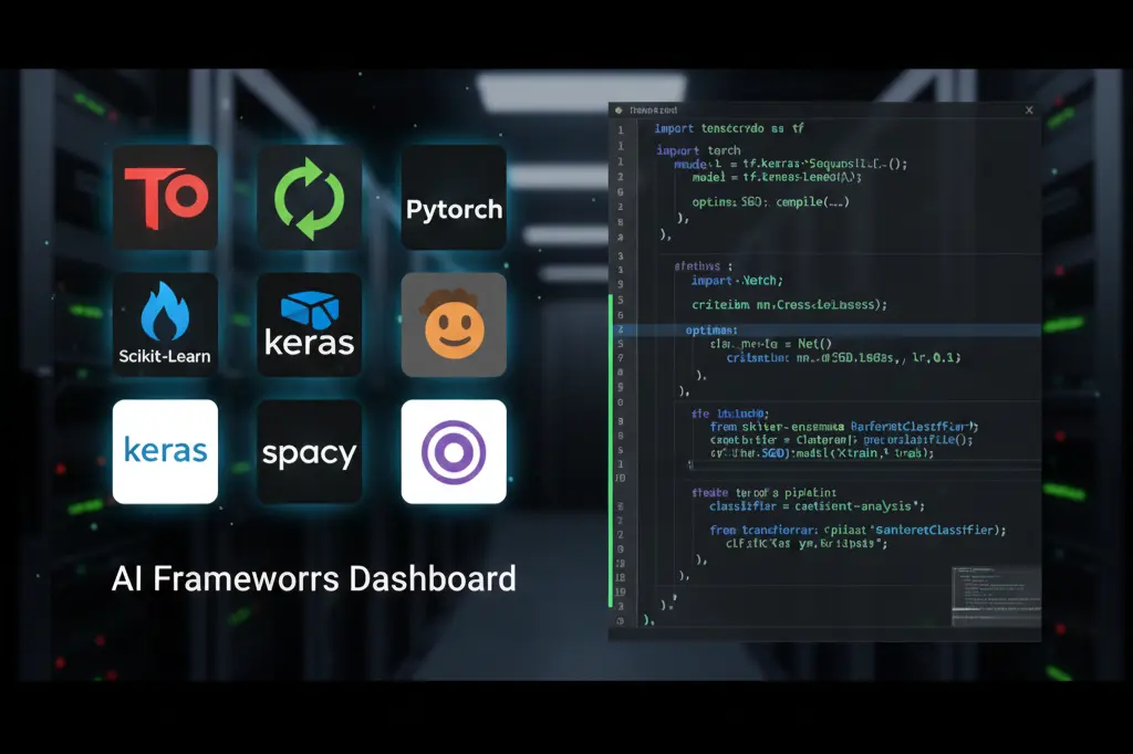 Hands-on AI training course online featuring Python and modern AI frameworks