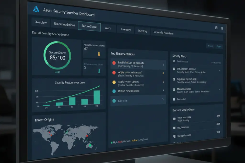 Azure security tools and services in cloud security training course