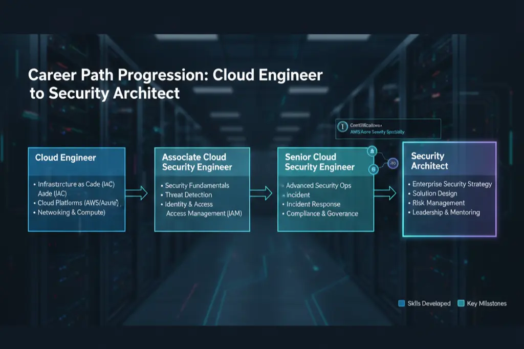 Cloud security career progression after certification training