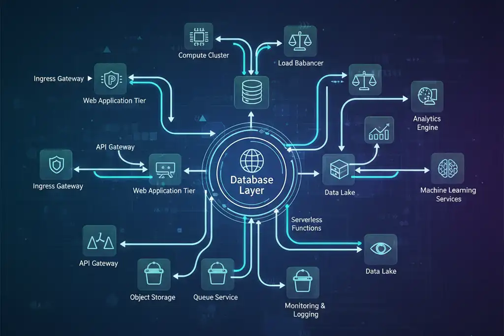 best cloud computing courses infrastructure architecture diagram