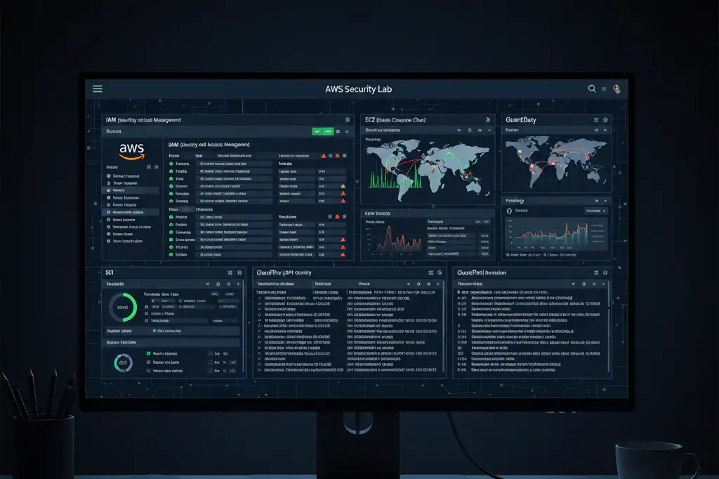 Hands-on AWS training environment with IAM roles, S3 buckets, and CloudTrail monitoring
