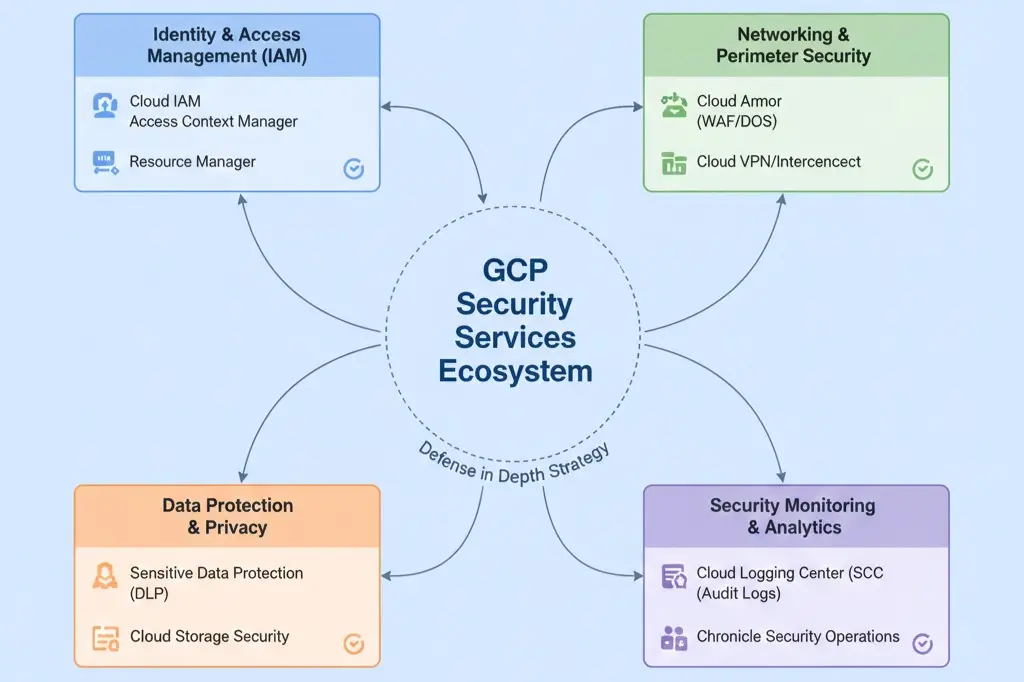 Google Cloud security training services and architecture overview