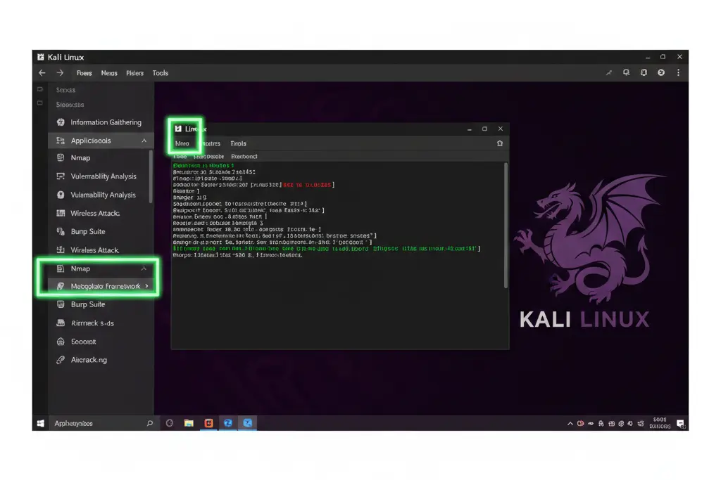 ethical hacking course for beginners learning Kali Linux tools