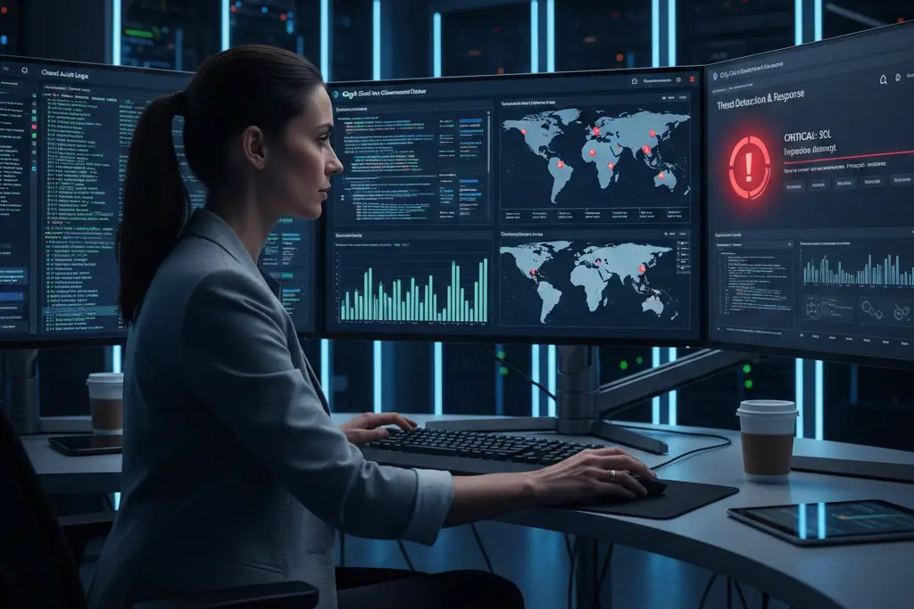 Google Cloud Security Course hands-on training with real-time security monitoring